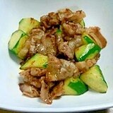 きゅうりと豚肉の韓国風炒め（＾＾）